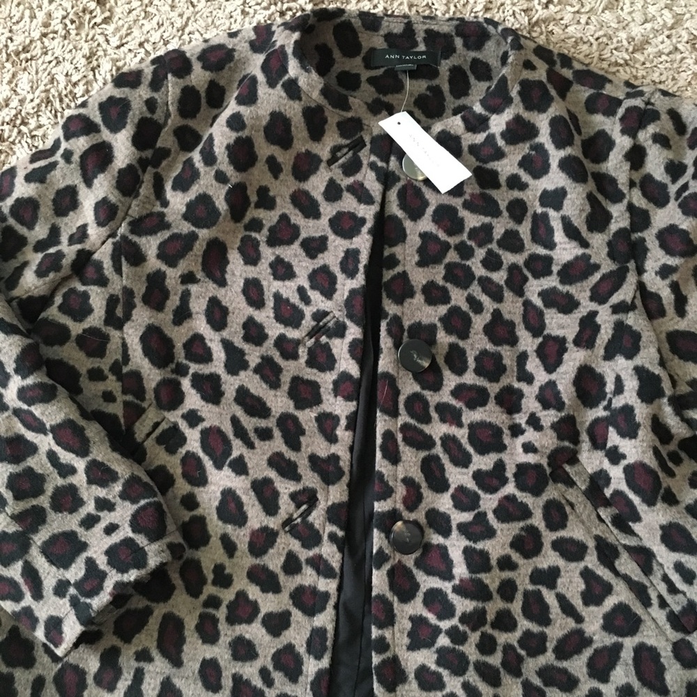 Ann Taylor Cheetah / Leopard Blazer